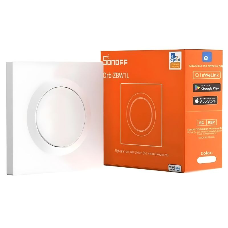 SONOFF ZBMINIL2-E ZigBee Blanco - Interruptor inteligente de pared, embalaje