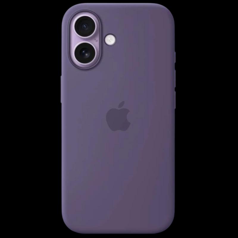 Coque en silicone avec Magsafe pour iPhone 17 - Brouillard lilas