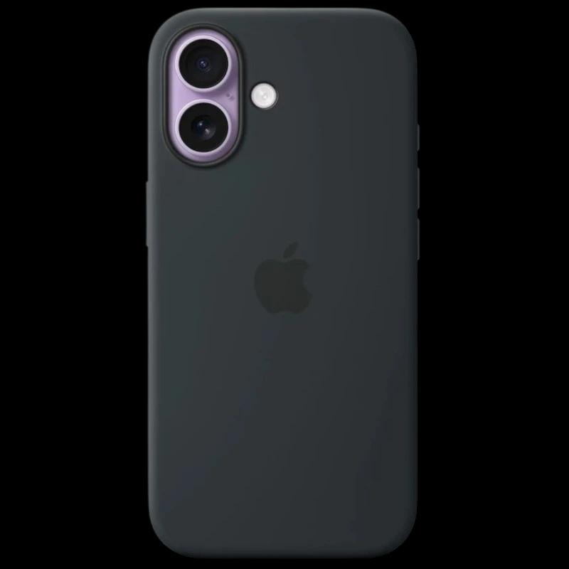 Coque en silicone avec Magsafe pour iPhone 17 - Noir