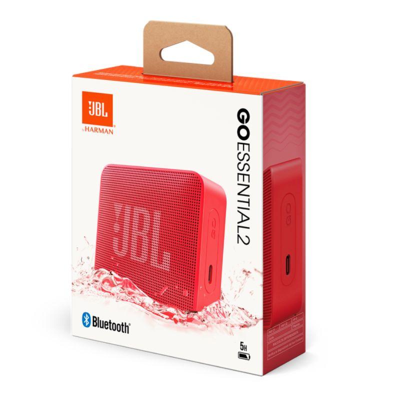 JBL GO Essential 2 Rojo en su caja