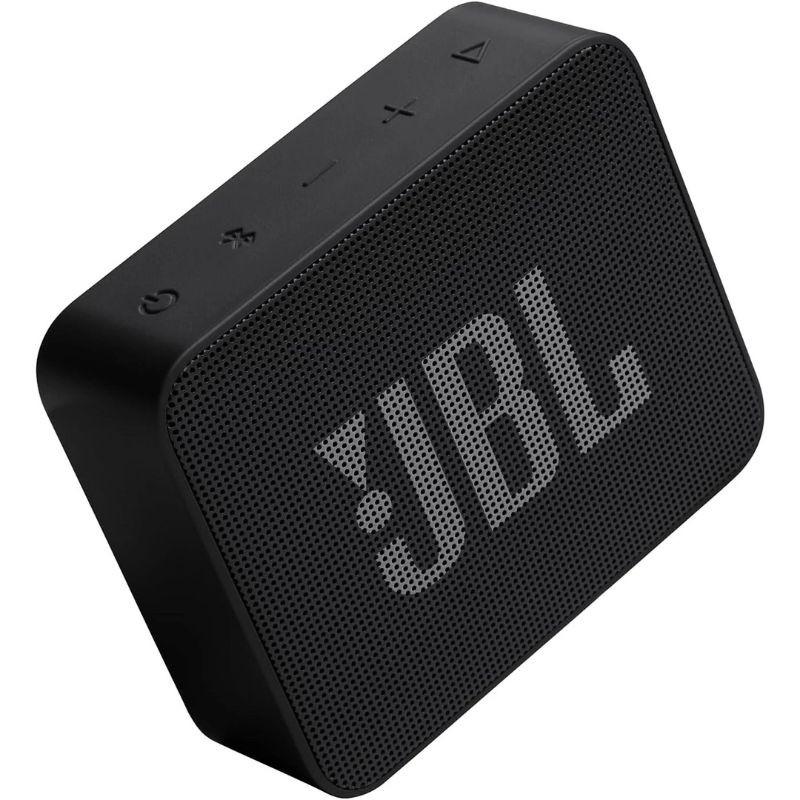 JBL GO Essential 2 Negro visto de perfil