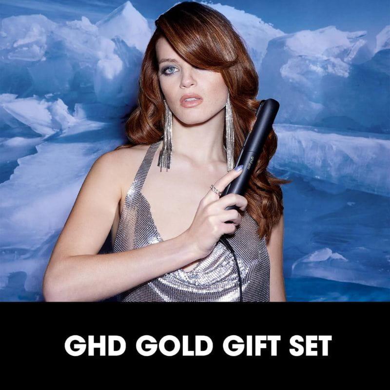 ghd Gold Styler Gift Set Edición Limitada - Plancha para el pelo, cofre regalo