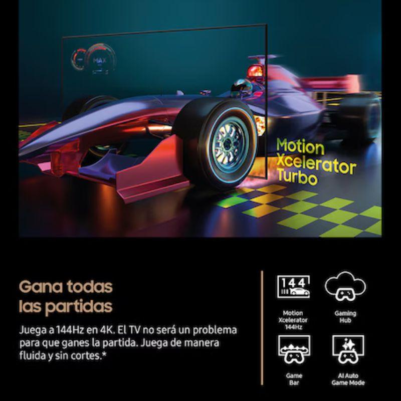 Samsung TQ50QN80FAU 50 4K Ultra HD Neo QLED Smart TV Carbono, tecnologia Motion Xcelerator Turbo
