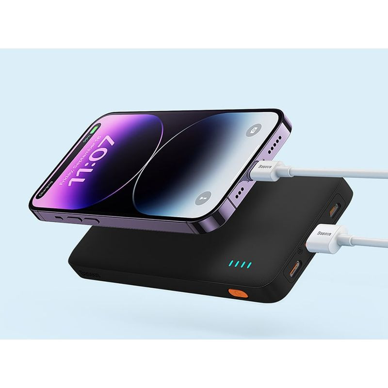 Puissant de Baseus Airpow 10000mAh 20W Noir - Powerbank