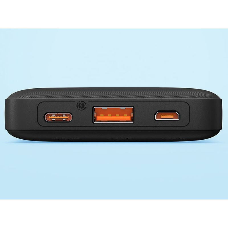 Ports de Baseus Airpow 10000mAh 20W Noir - Powerbank