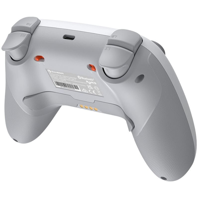 Comando sem fios GameSir Nova 2 Lite Branco, imagem lateral traseira