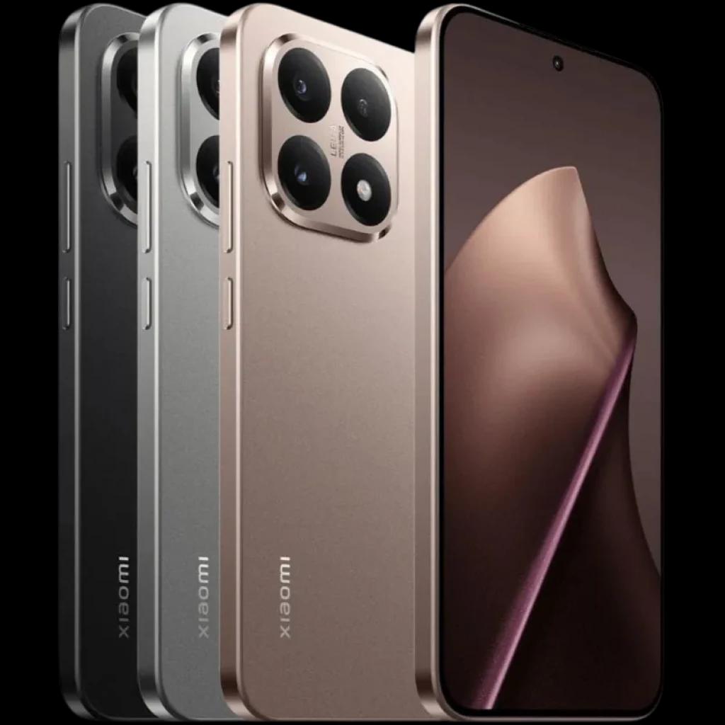 Xiaomi 15T 12GB/256GB Preto com traseira matte, módulo quádruplo de câmeras grandes, bordas retas metálicas e tela frontal com furo central discreto