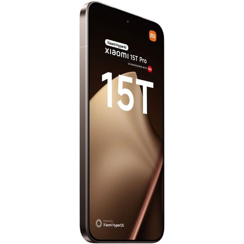 Xiaomi 15T Pro 12GB/256GB Dorado, imagen lateral de la pantalla