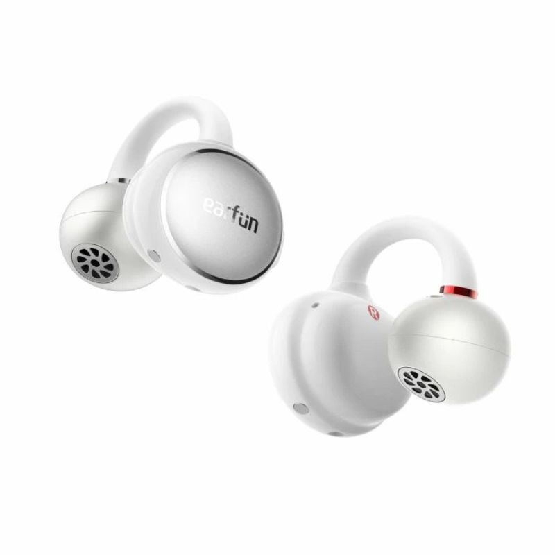 Earfun Clip Gris Blanc, vue détaillée