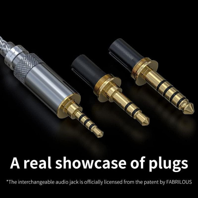 FiiO FH5s Auriculares híbridos con driver dinámico de 6 mm chapado en berilio para frecuencias medias, diseño explosivo de componentes y bobina iluminada