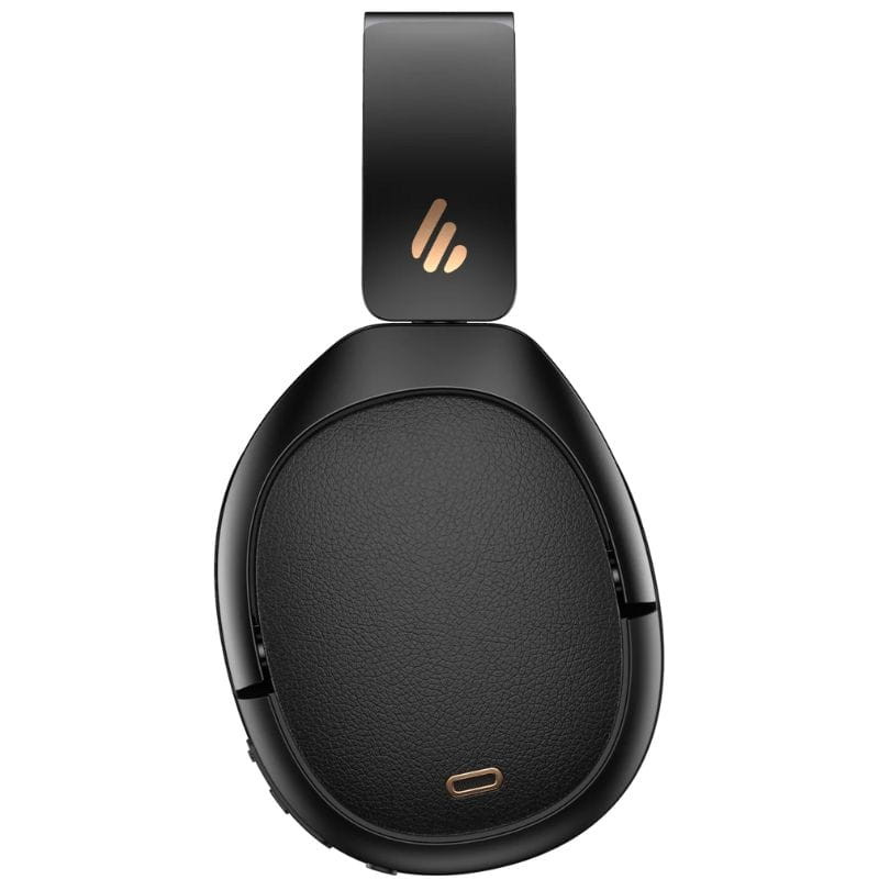 Edifier WH950NB 2025 auscultadores Bluetooth pretos com ANC, design over-ear dobrável, almofadas acolchoadas e compatibilidade Google Fast Pair