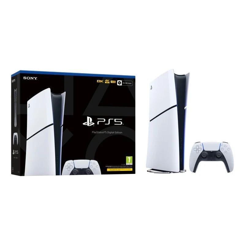 Sony PlayStation 5 Digital Edition 825 GB Wifi Negro, Blanco Chasis E, imagen con la caja