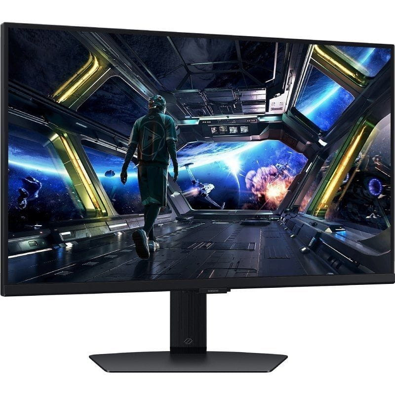 Étiquette énergie du moniteur Samsung Odyssey G7 G70D 27": classe F, 26 kWh/1000h, HDR 46 kWh/1000h, 3840×2160, diagonale 68,4 cm (27").