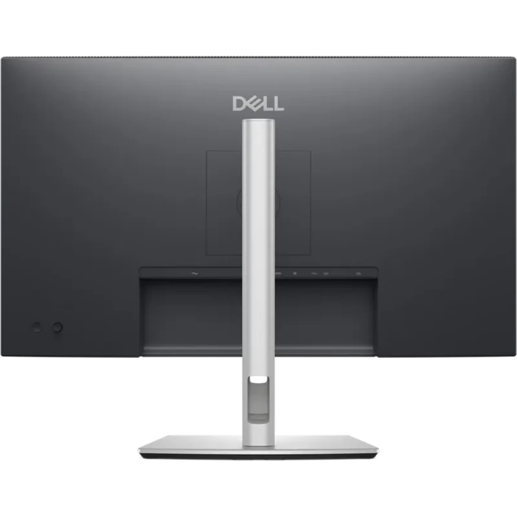 DELL Pro 27 Plus P2725D monitor QHD de 27 pulgadas en negro y plata, respaldo limpio con soporte de altura ajustable y base rectangular estable