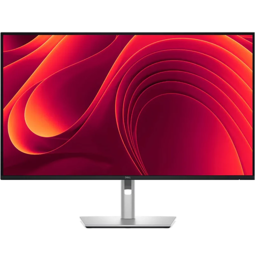 Monitor DELL Pro Plus P3225QE 32 pulgadas 4K Ultra HD, panel LCD, biseles finos, color negro y gris con base metálica ajustable y diseño elegante