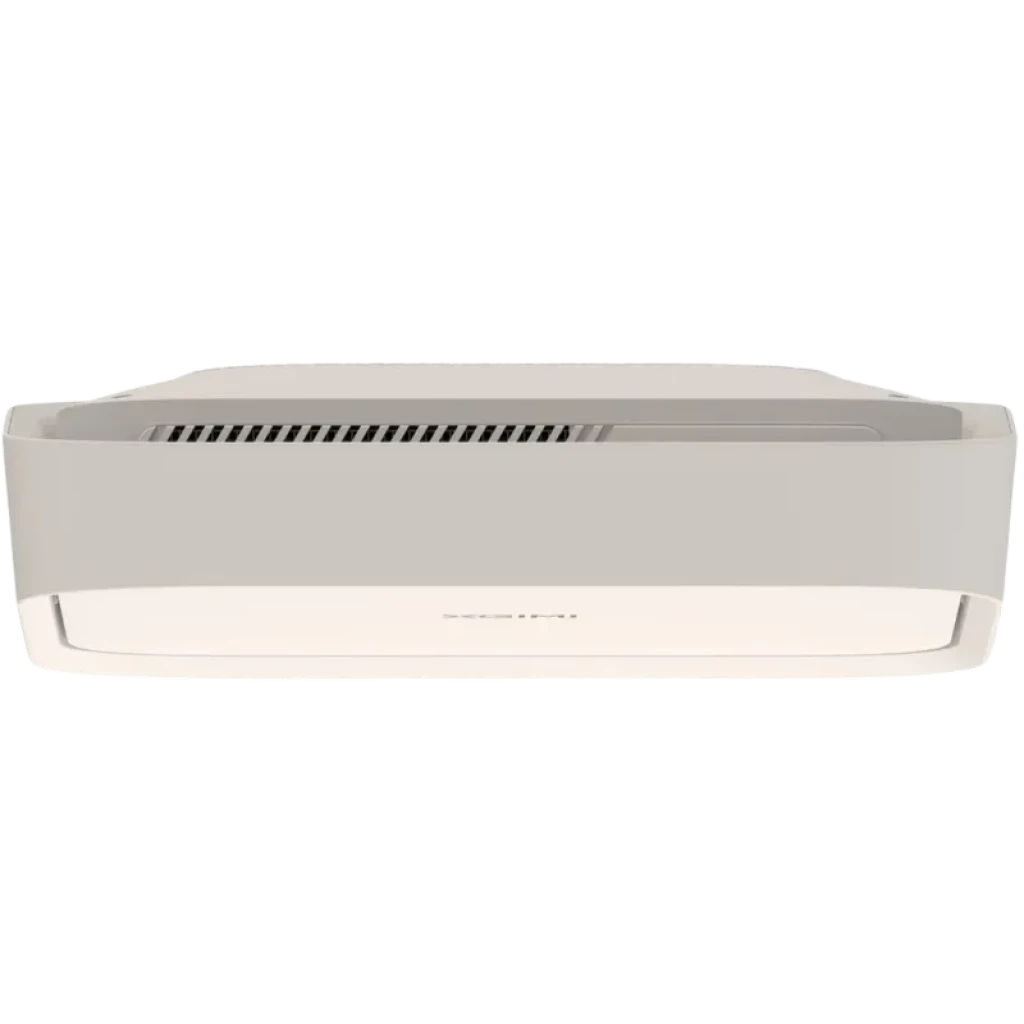 Proyector portátil Xgimi Elfin Flip Mini WK03C Blanco, diseño compacto con soporte integrado, ventilación superior y acabado mate elegante