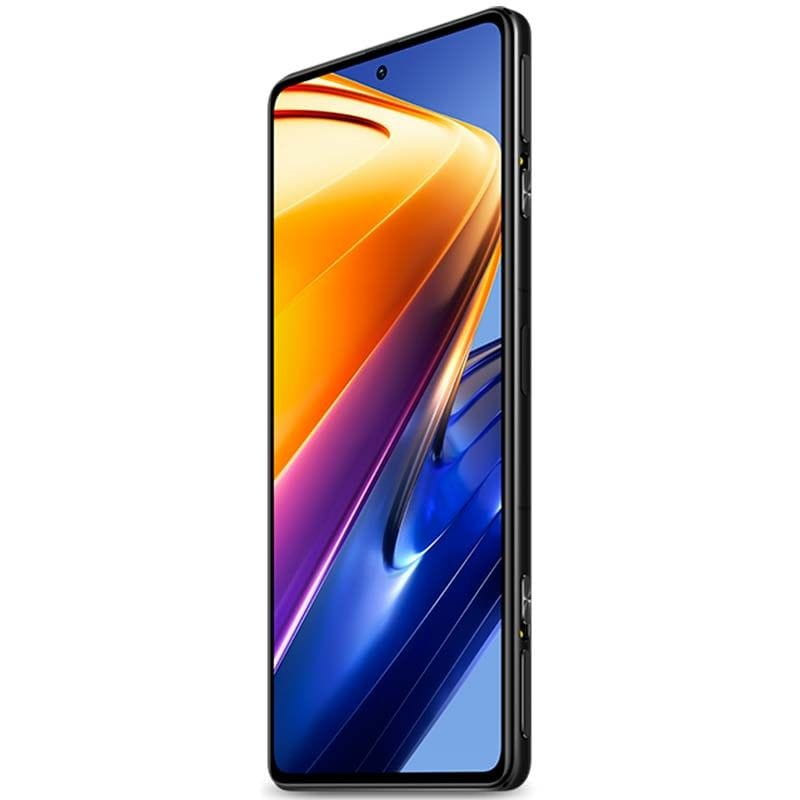 Xiaomi Poco F4 GT 8GB/128GB amarillo reacondicionado oficial con pantalla grande casi sin bordes, cámara frontal en orificio y botones laterales para gaming