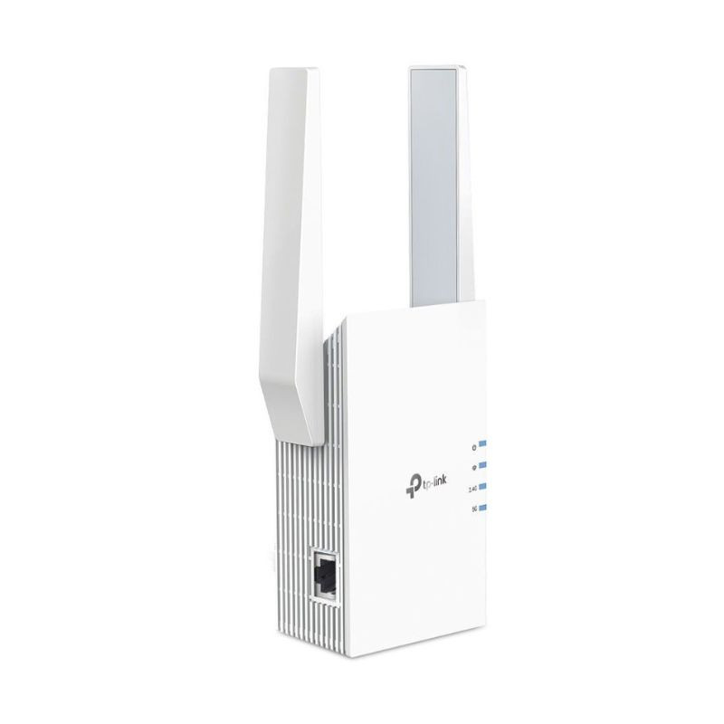 TP-Link RE705X WiFi 6 - Transmisor de red, vista perfil