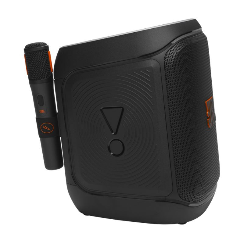JBL Encore 2 Negro - Altavoz Bluetooth, vista de perfil con micrófono