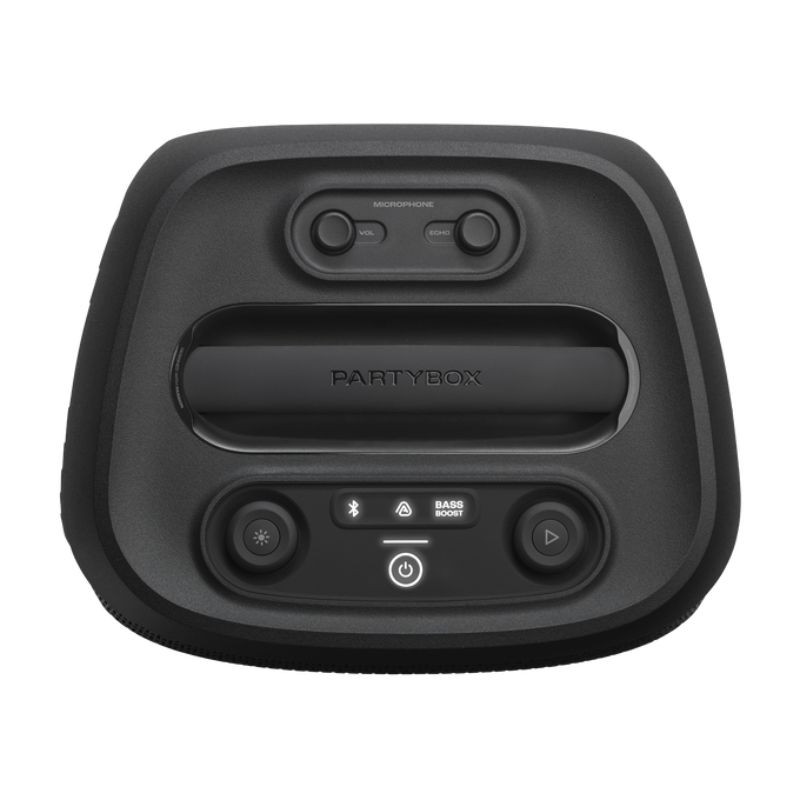 JBL Encore 2 Negro - Altavoz Bluetooth, vista cenital con controles