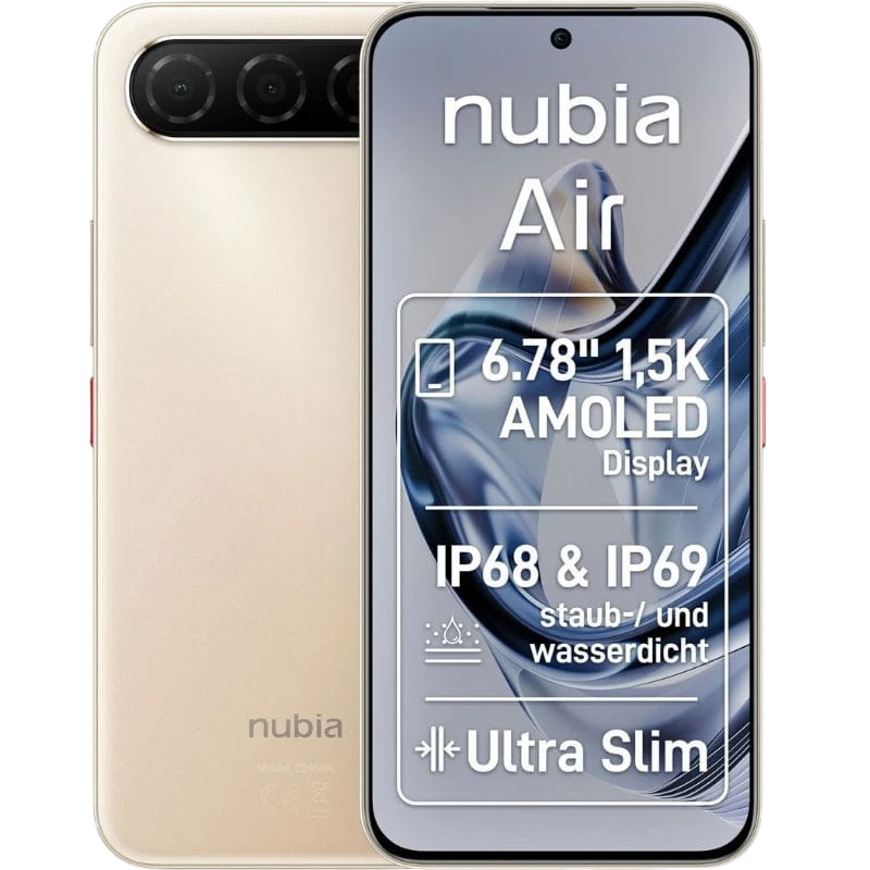 ZTE Nubia Air 5G 8GB/256GB Dourado