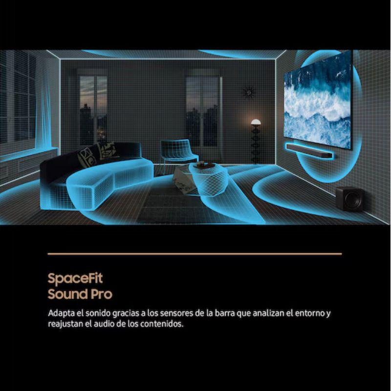 Samsung HW-Q990F/ZF 11.1.4 Noir - Barre de son, SpaceFit Sound Pro