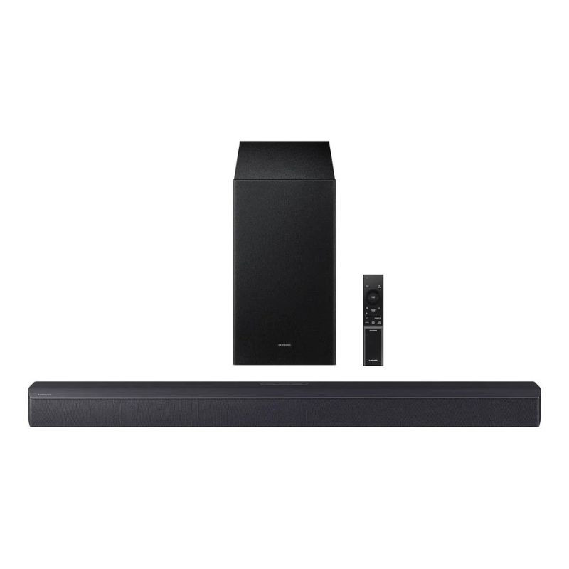 Samsung Hw-B450F 2.1 con Subwoofer y Dolby 2.0 - Barra de Sonido, vista frontal