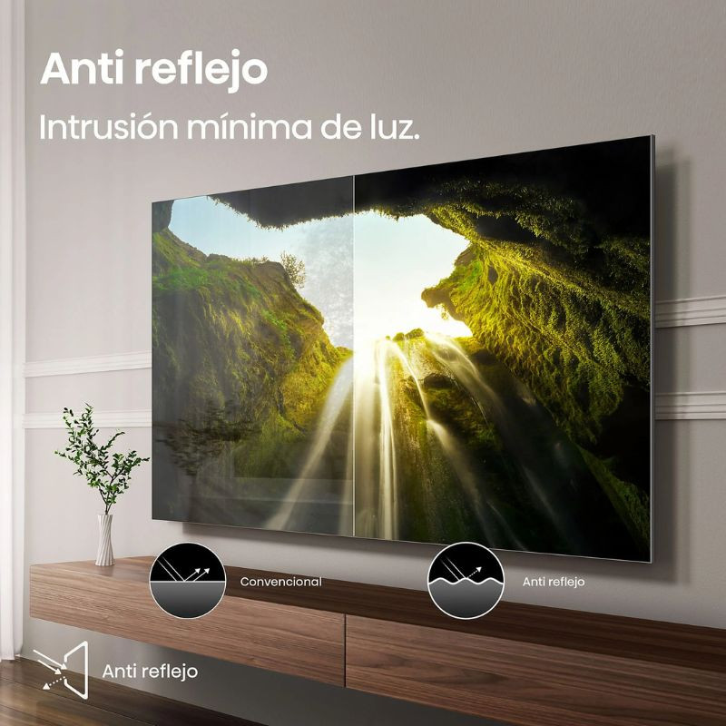 Hisense 65U7Q Pro 65" 4K Ultra HD ULED Smart TV Negro, intrusión mínima de luz 