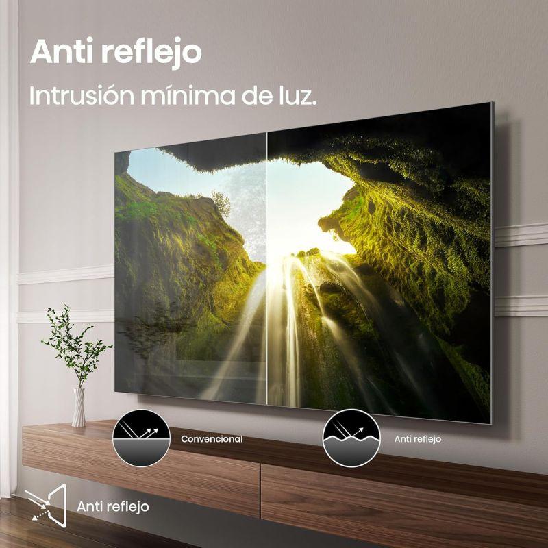 Hisense 75U7Q PRO 75" 4K Ultra HD Smart TV Negro, tecnología anti reflejo con intrusión mínima de luz