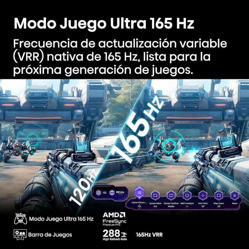Hisense 75U7Q PRO 75" 4K Ultra HD Smart TV Negro, modo juego Ultra 165 Hz