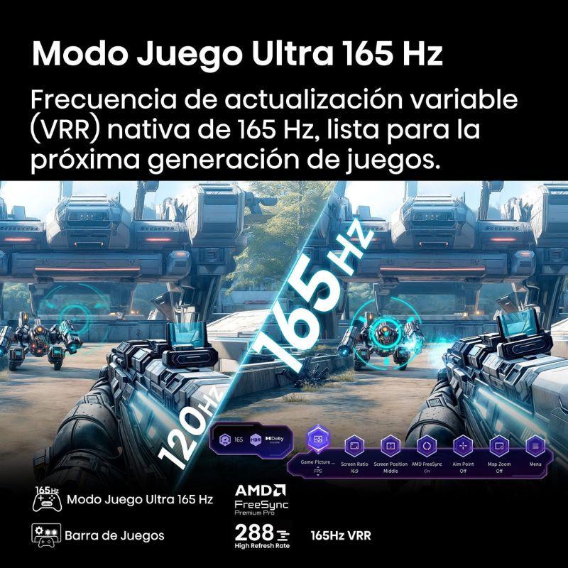 Hisense 85U7Q PRO 85" 4K Ultra HD Smart TV Gris Carbón, modo juego Ultra 165 Hz