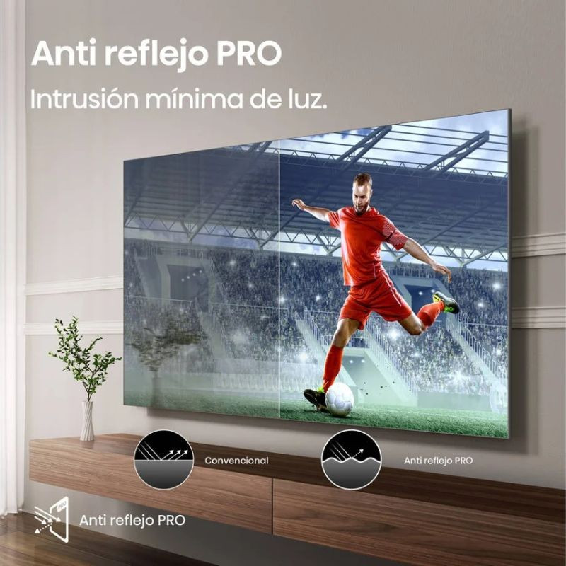 Hisense 55U8Q 55" 4K Ultra HD Smart TV Wifi Negro, tecnología Anti reflejo PRO