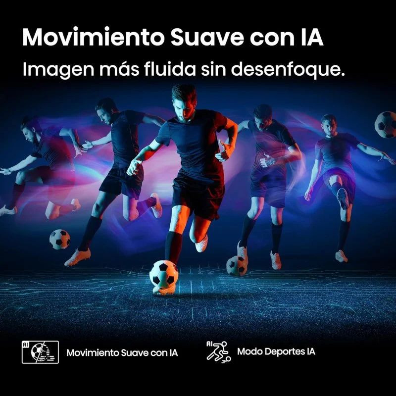 Hisense 65E7Q PRO 65" 4K QLED Pro Smart TV Preto, imagem mais fluida com IA