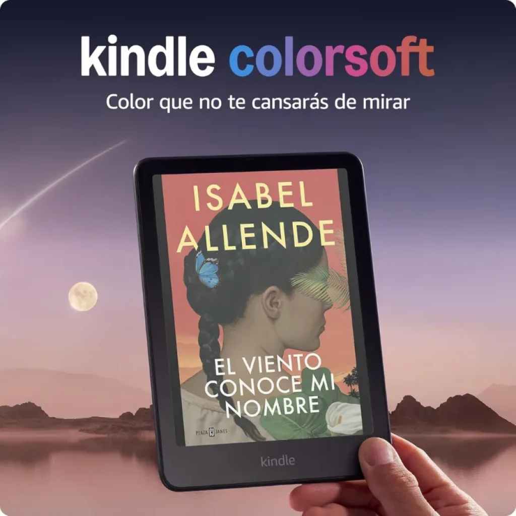 Amazon Kindle Colorsoft Signature Edition 7 pulgadas a color, pantalla sin reflejos con biseles delgados, portada de libro vibrante, cuerpo compacto y elegante