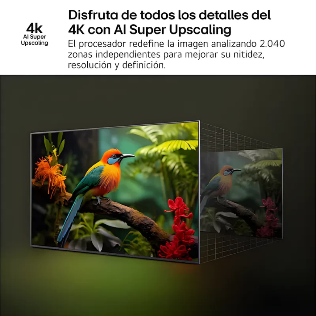 LG OLED83C54LA 83 4K UHD OLED Smart TV Wi‑Fi Preto com painel fino, pretos profundos, cores vivas e AI Super Upscaling para nitidez e definição superiores