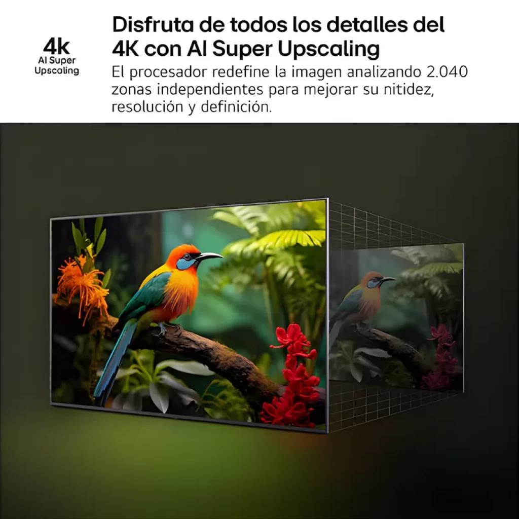 LG OLED83C54LA 83 4K UHD OLED Smart TV Wi‑Fi Preto com painel fino, pretos profundos, cores vivas e AI Super Upscaling para nitidez e definição superiores