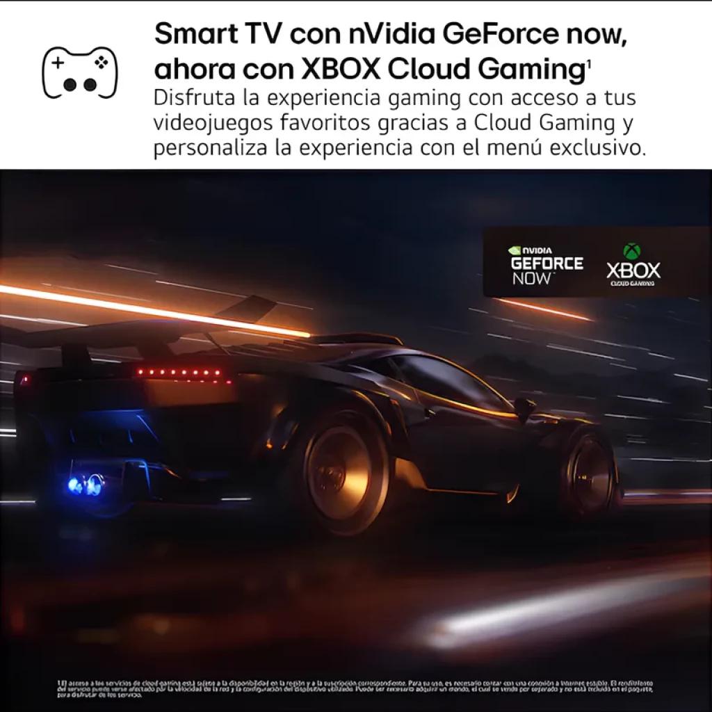 LG OLED83C54LA 83 polegadas 4K UHD OLED, tela grande com pretos profundos, Wi‑Fi integrado, ideal para jogos via Cloud Gaming com Nvidia GeForce Now e Xbox