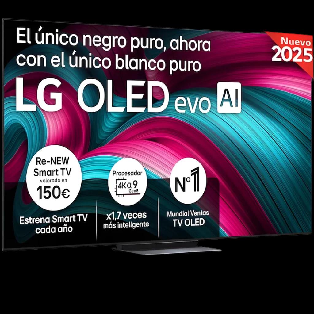 LG OLED83C54LA 83 4K UHD OLED Smart TV Wi-Fi Preto com painel OLED evo AI, contraste negro puro, brancos intensos e processador α9 4K Gen para imagem nítida