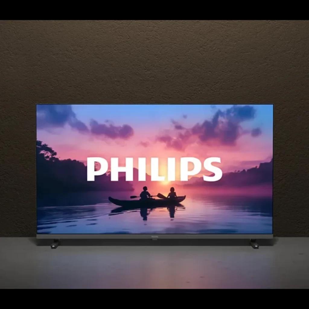 Televisor Philips 32PFS6000/12 de 32 pulgadas, marco delgado en negro, pantalla Full HD con HDR10 y sonido Dolby Audio, imagen nítida y color vibrante