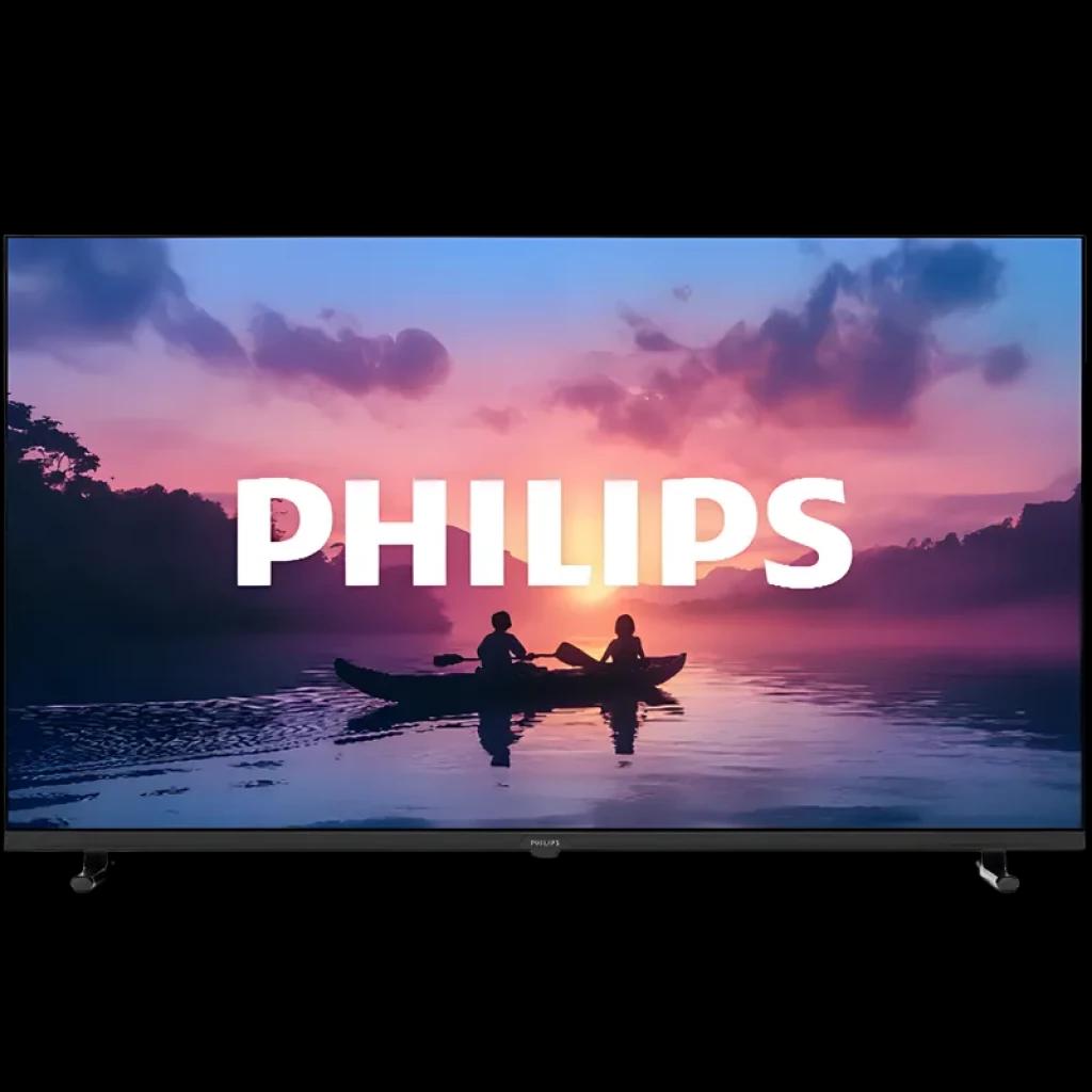Televisor Philips 32PFS6000/12 de 32 pulgadas en negro, pantalla plana con biseles delgados, imagen nítida Full HD con HDR10 y sonido Dolby Audio