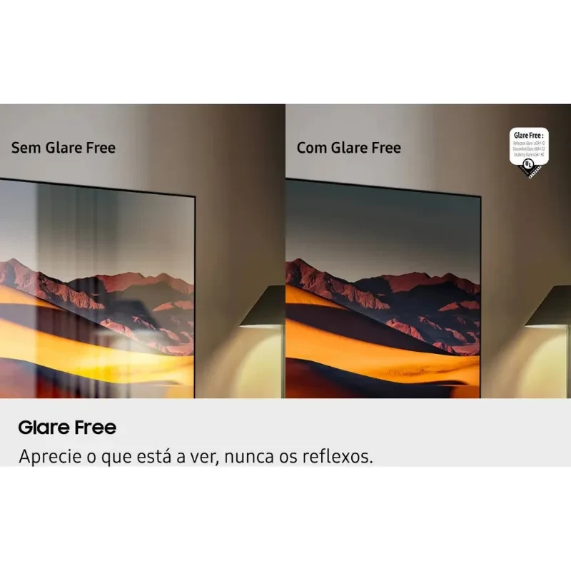 Samsung TQ85QN90FAT 85" 4K Neo QLED con pantalla antirreflejos Glare Free, colores vivos y contraste nítido incluso con luz ambiental intensa
