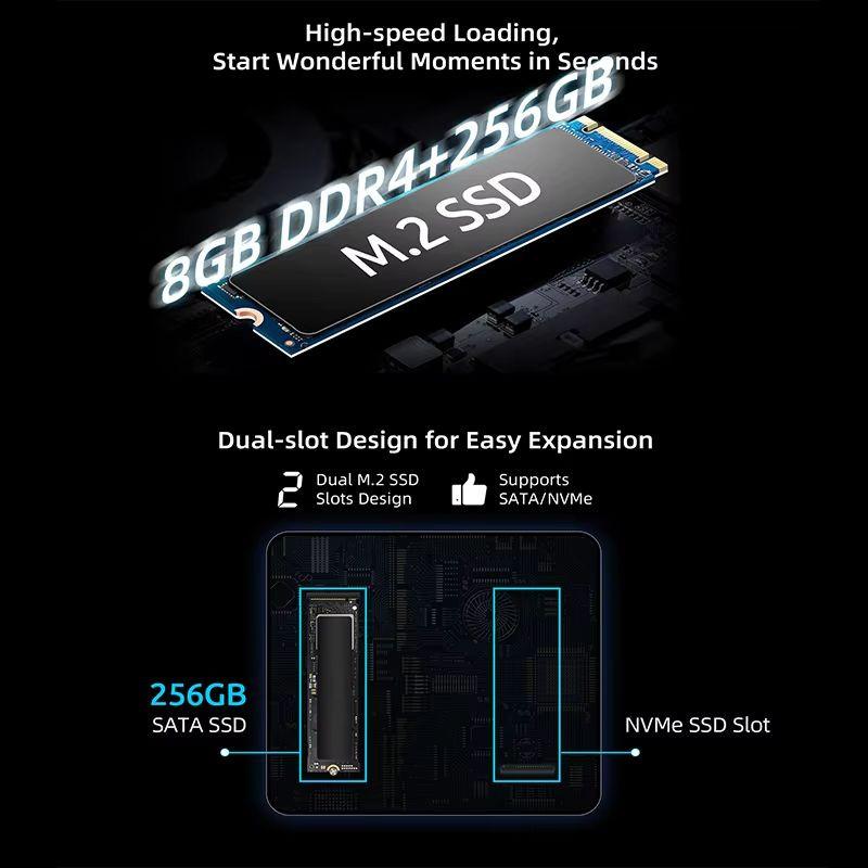 Mémoires de BMAX MaxMini B3 Pro 8Go DDR4/256Go SSD/W11