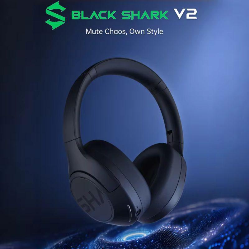Black Shark V2 ANC Negro - Auriculares de diadema, vista a 45º