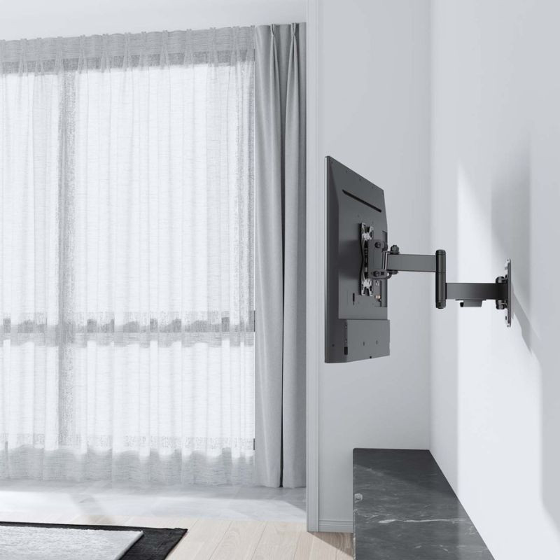 AISENS WT32TSR-381 Nero - Supporto a parete girevole, imagen real siendo usado en una habitación