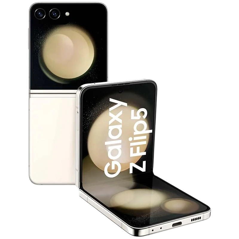 Samsung Galaxy Z Flip5 5G 8Go/256Go Crème Rénové - État Excellent