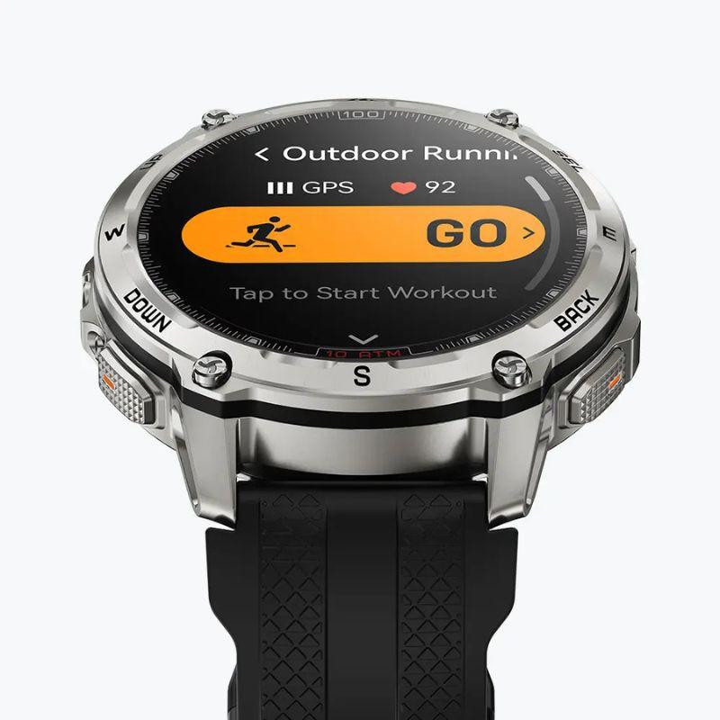 Kospet Tank T4 Plata, vista modo corrida ao ar livre