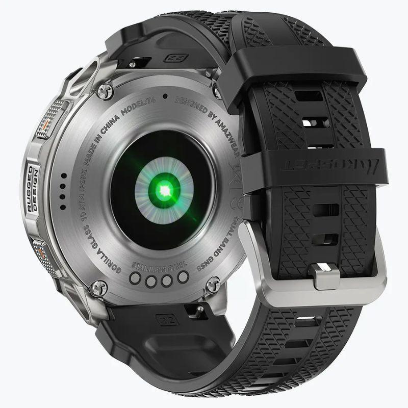 Kospet Tank T4 Prata, vista  do sensor de saúde