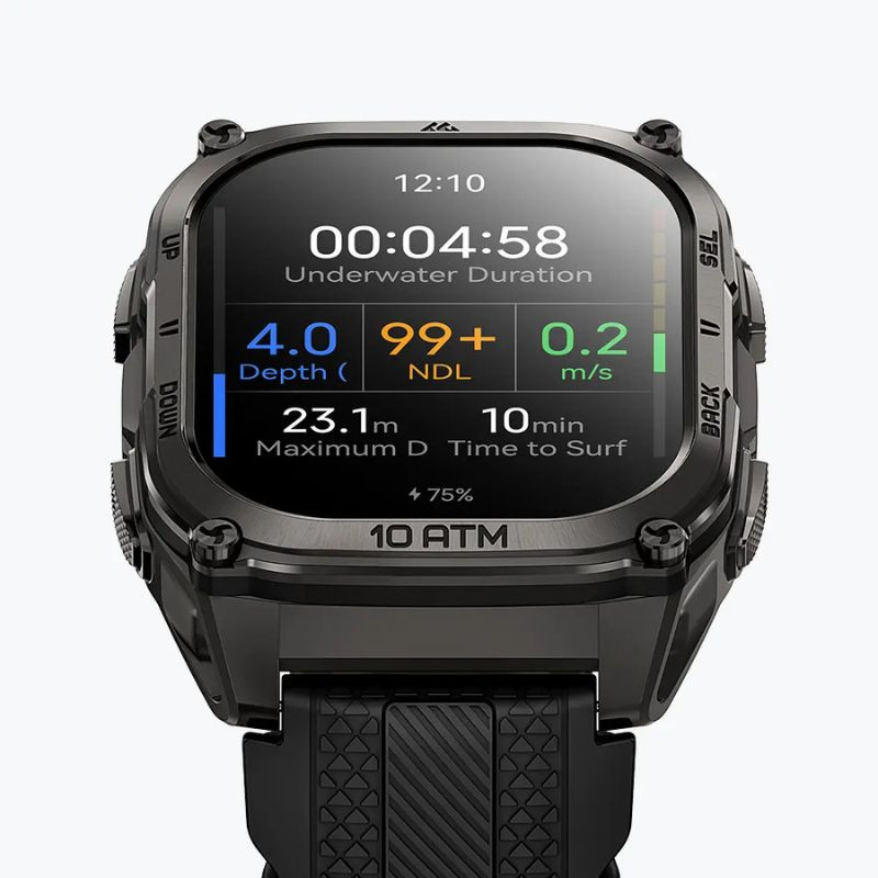 Kospet Tank M4 negro, vista interface salud