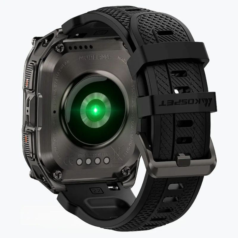 Kospet Tank M4 negro, vista sensor salud