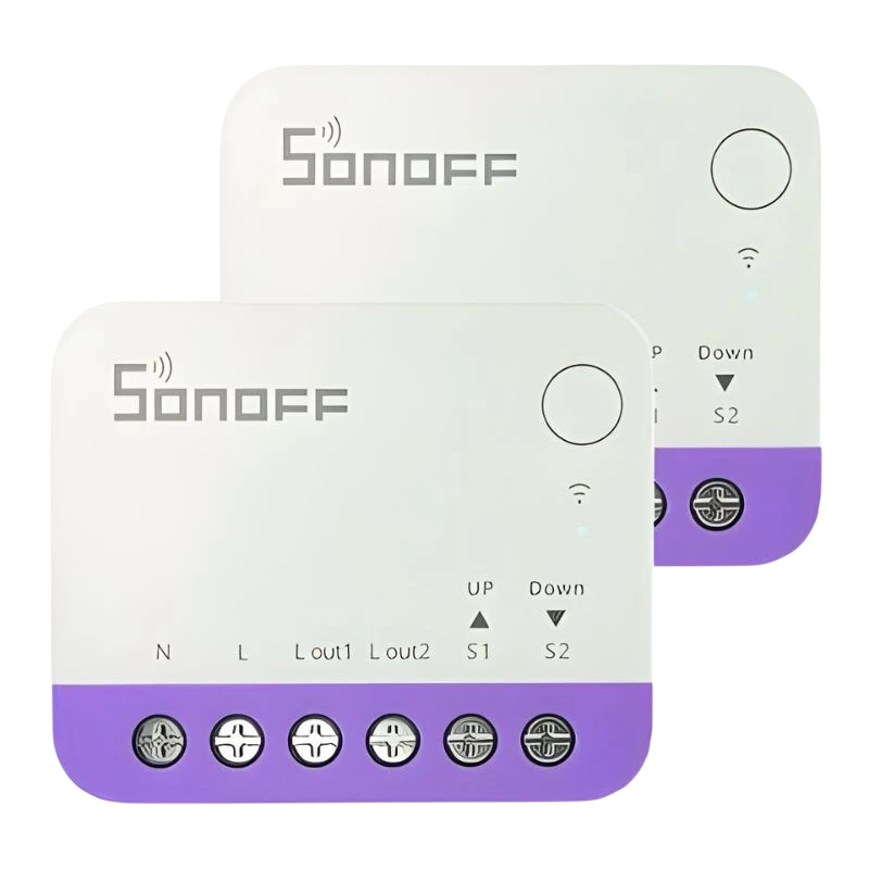 SONOFF MINI-RBS WiFi 2 piezas Blanco - Interruptor inteligente para persianas